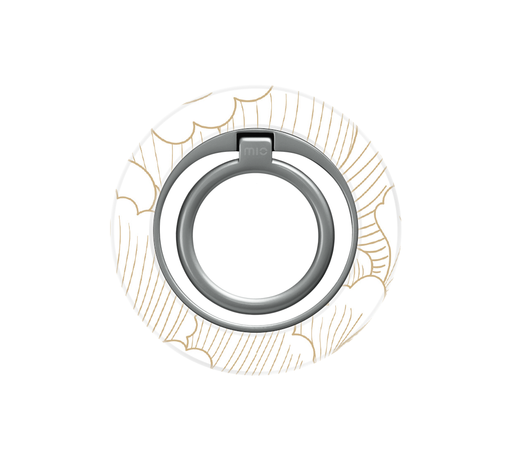 mio ring white roses