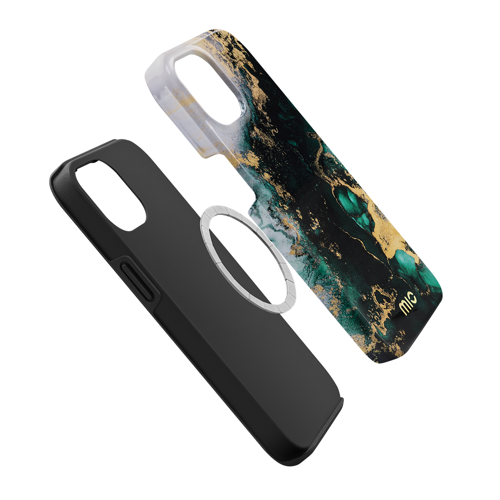 MIO Green Marble case - Double Layered