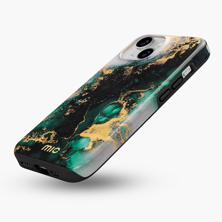 MIO Green Marble case - Sideview