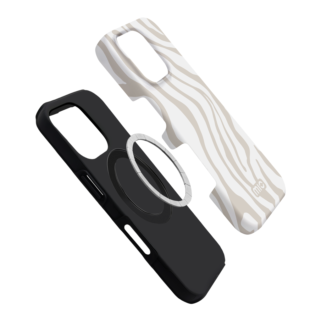 MIO Sandy Zebra case - MagSafe Compatible