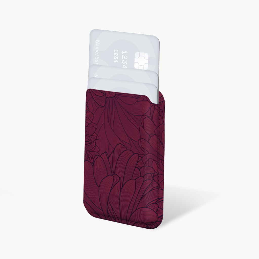 MIO Berry Blooms Card Holder - Sideview