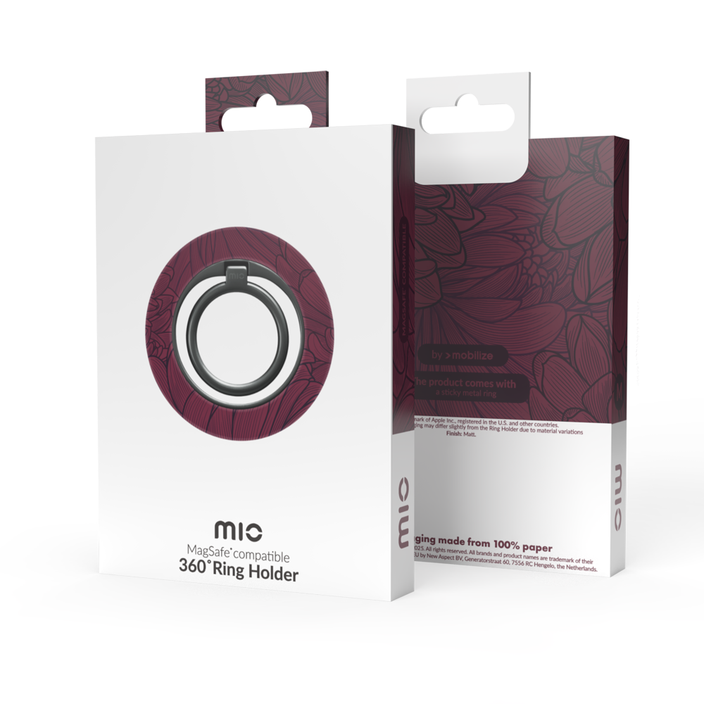 MIO Berry Blooms Ring Holder - Packaging