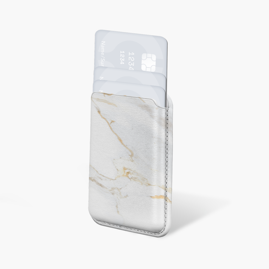 MIO White Marble Ring Holder - Sideview